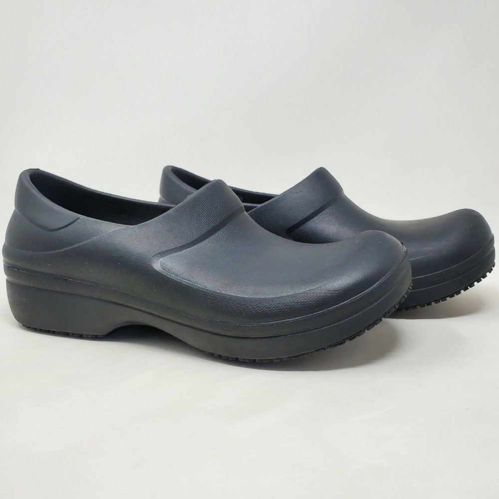 Crocs Neria Pro II Women’s Size 9 Dual Comfort Work Clog Black